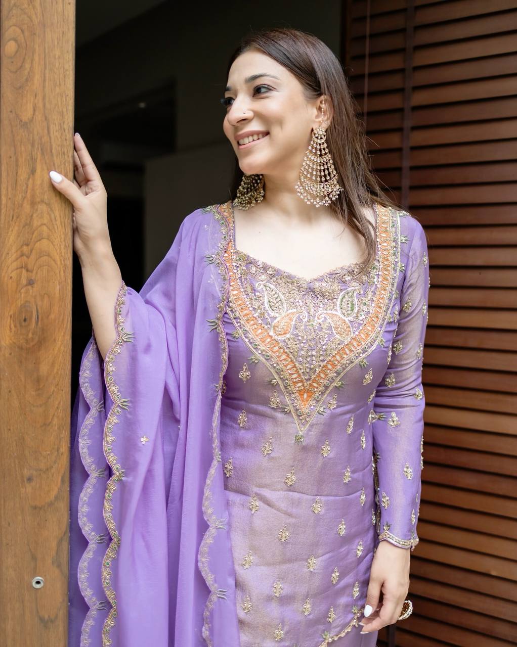 Zardosi Glamour Sharara Set