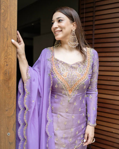 Zardosi Glamour Sharara Set