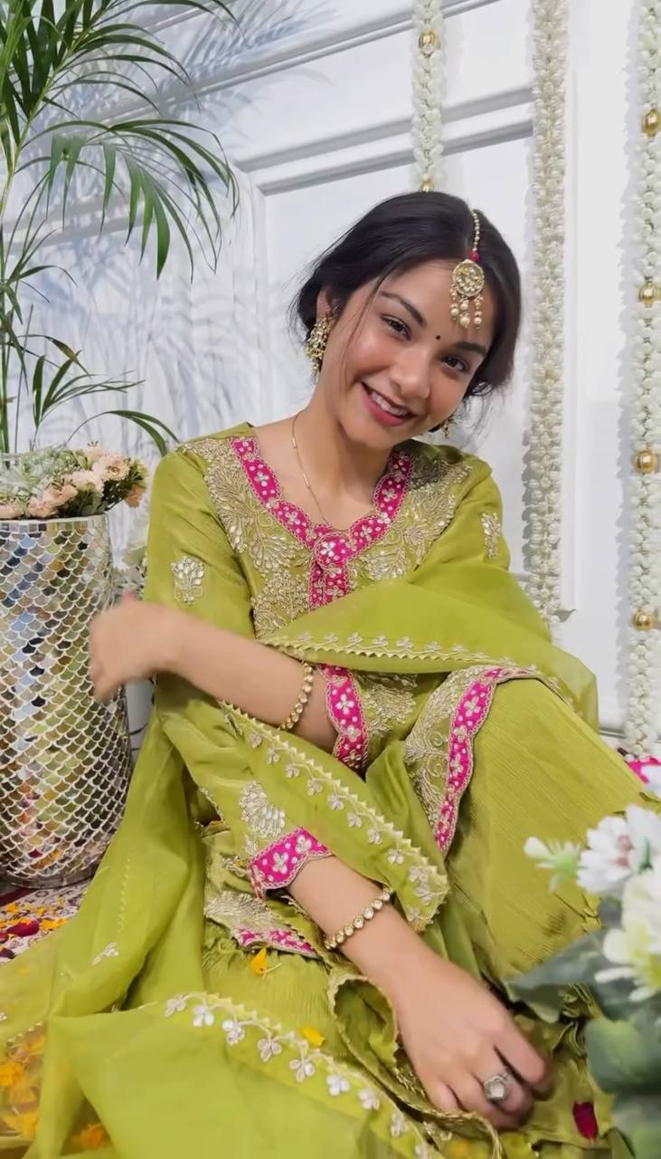 The Golden Era Collection Reviving the Mughal Sharara Aesthetic
