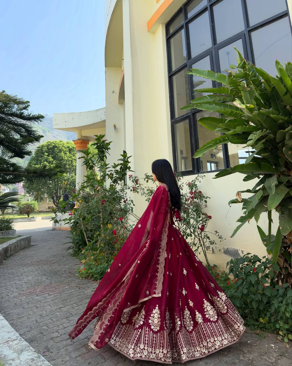 Queens  Of Spring Graceful princess of flowers Lahenga