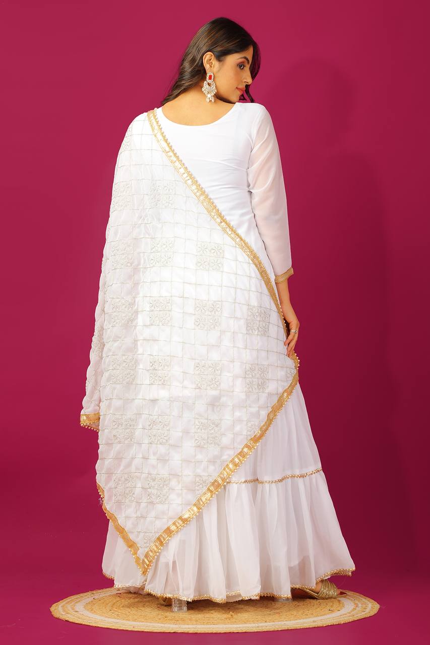 Golden Glam A Fusion of Tradition Sharara Set