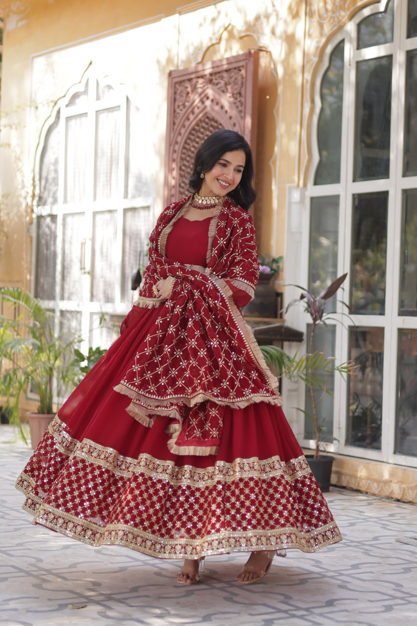 Royal Charm And Timeless Beauty Outfits Gown