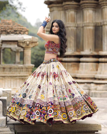 Navraas Couture Mirror Tales of Tradition Navratri Special Chaniya Choli