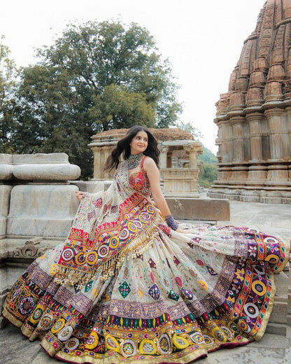 Navraas Couture Mirror Tales of Tradition Navratri Special Chaniya Choli
