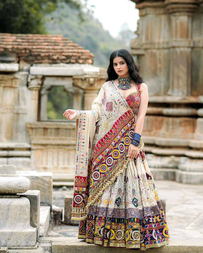 Navraas Couture Mirror Tales of Tradition Navratri Special Chaniya Choli