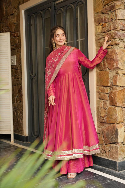 Aaru Graceful Designer Silk Suit Set