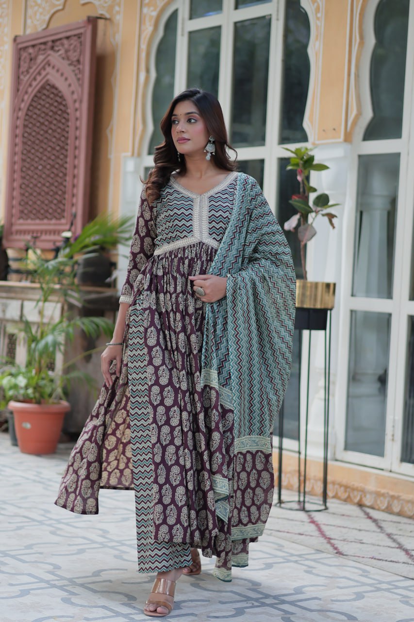 Aahana Beautiful Pure Cotton Suit