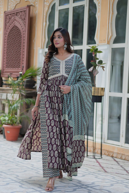 Aahana Beautiful Pure Cotton Suit