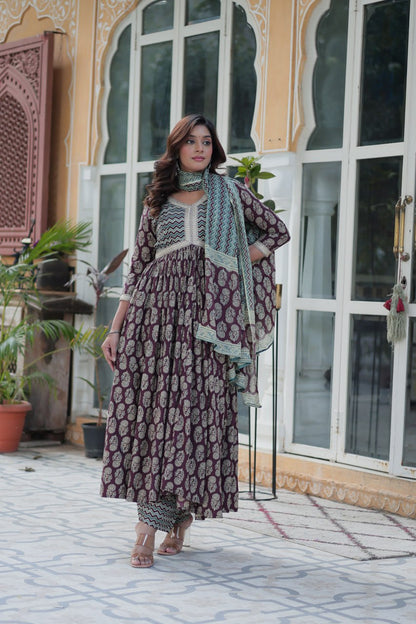 Aahana Beautiful Pure Cotton Suit