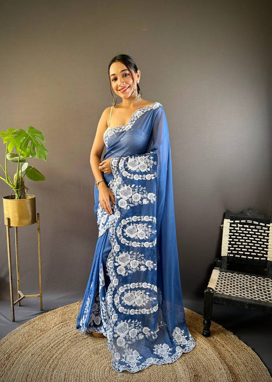 Timeless Tradition Organza Saree