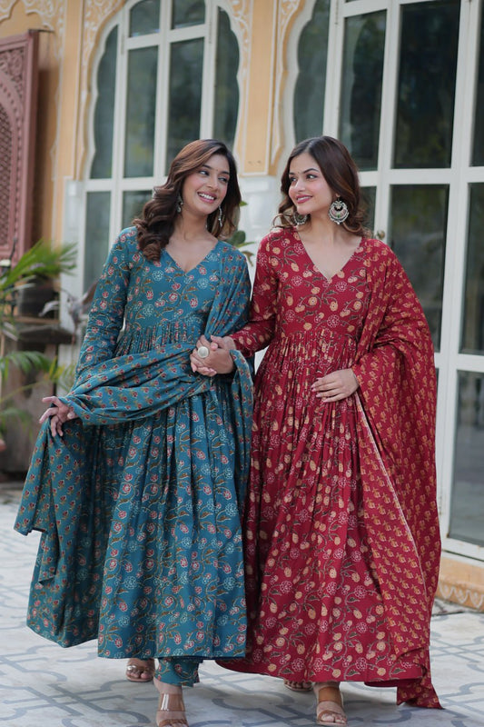 Tanishka Designer Pure Cotton Suit