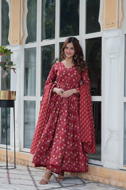 Tanishka Designer Pure Cotton Suit