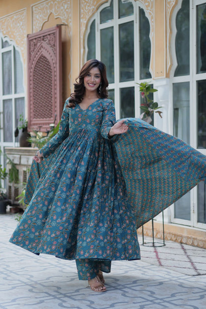 Tanishka Designer Pure Cotton Suit
